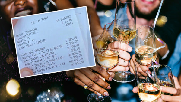 Het kan nog gekker: een rekening van meer dan 300.000 dollar voor een avondje losgaan op het EDC festival in Las Vegas