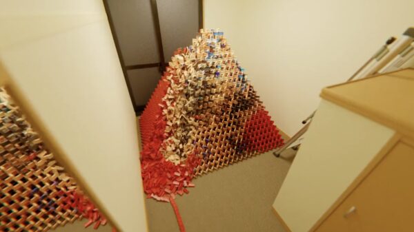 Deze Domino-professional heeft een next level torentje gebouwd