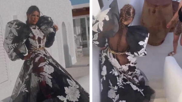 Kiekeboe: Yolanthe laat ons allemaal dwars door haar jurkje kijken