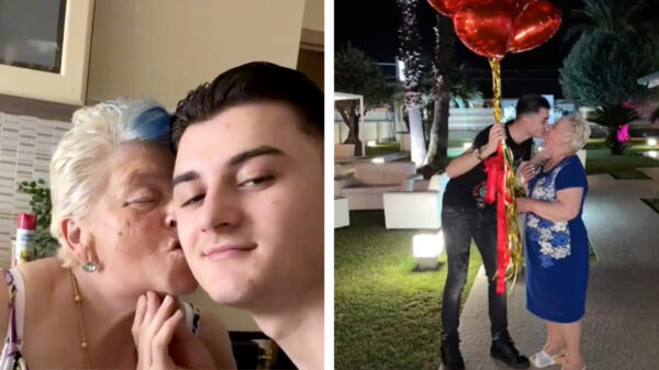 Echte liefde: 19-jarige Italiaan vraagt zijn 76-jarige vriendin ten huwelijk