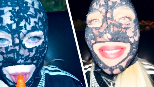 Kan iemand ons vertellen aan welke pijp Madonna nu weer heeft gelurkt?