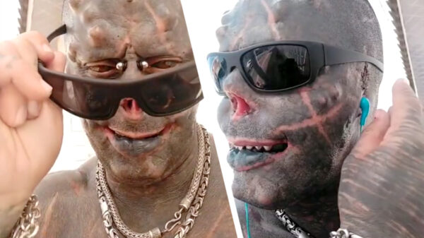 De Braziliaans Diabão Praddo had maar één doel: als een duivel eruitzien