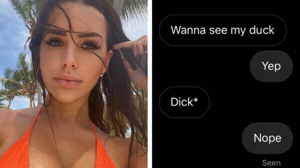 Model Paige Woolen blijft de hilarisch ranzige DM's die ze krijgt op haar Insta zetten