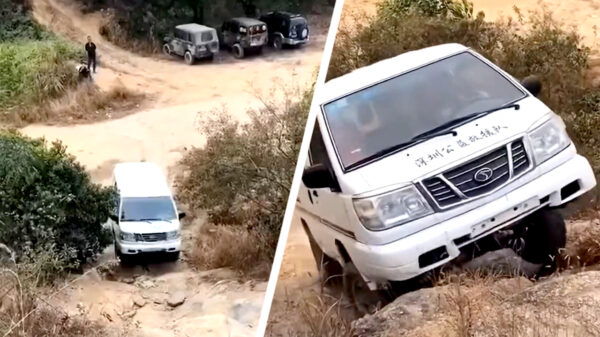 Waarom zou je een hill climb eigenlijk niet met een busje doen?