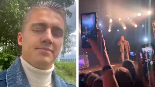 Mart Hoogkamer reageert op bierdouche tijdens optreden in Beckum