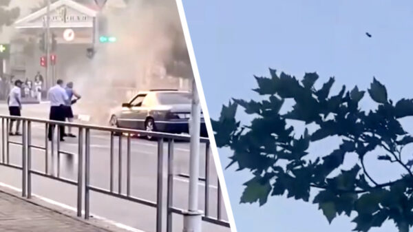 Tip van de dag: laat een brandblussers nooit uit je handen vallen