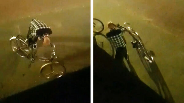 Dronken fietser in Boskoop tettert dat 'ie er aankomt, maar dat viel behoorlijk tegen
