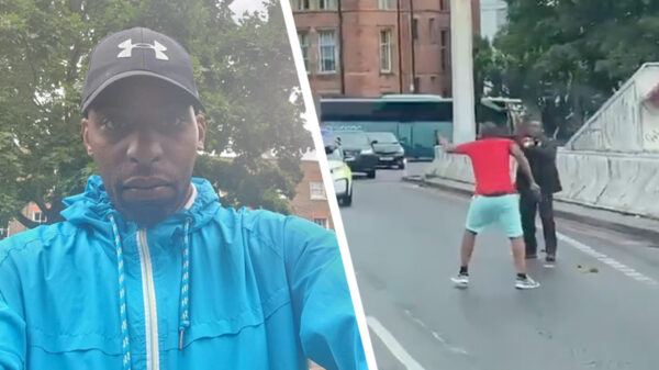 Man in London wordt getaserd en springt van de Chelsea Bridge de Theems in