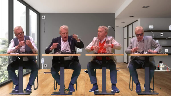 Held André van Duin bezingt de USB-C-aansluiting bij Even Tot Hier op geniale wijze