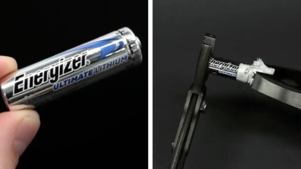 Waarom je nooit een batterij uit elkaar moet halen