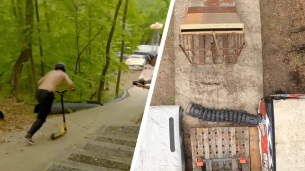 Deze epische drop-in met een step is absoluut niet voor pussy's