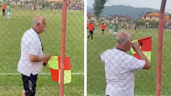 Als je aan alcohol verslaafde opa in het weekend verplicht moet vlaggen