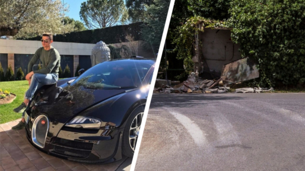 Resortmedewerker op Mallorca rijdt 2 miljoen kostende Bugatti van Cristiano Ronaldo in de prak