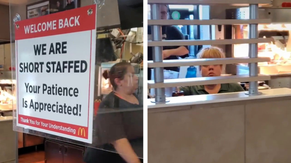 Wie lacht om deze McDonald's-video gaat rechtstreeks naar de hel