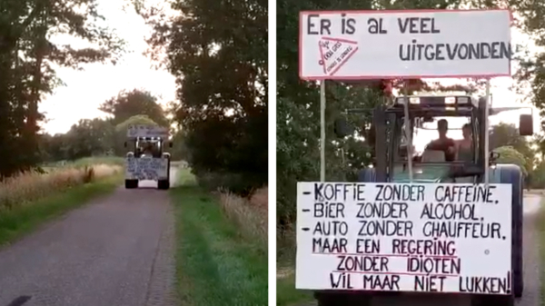 Deze boer heeft een duidelijke boodschap voor de Nederlandse regering