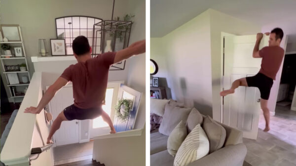 Man weet BIJNA "de vloer is lava" uit te spelen