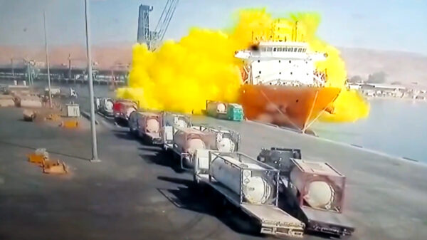 10 doden en 250 gewonden door gifwolk in de Jordaanse haven van Aqaba