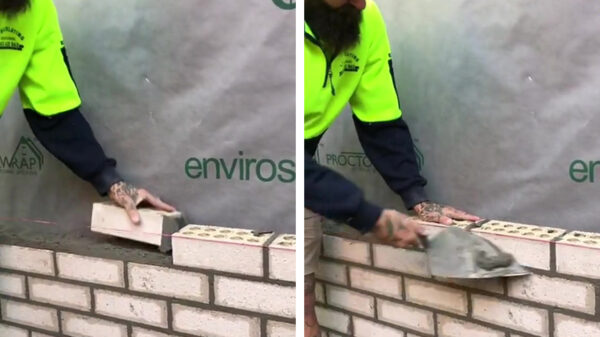 Lekker tot rust komen met een echte vakman die aan het metselen is