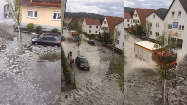 Ook de Duitse brandweer heeft een pleurishekel aan sportieve fietsers