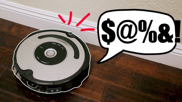 Deze vloekende en scheldende Roomba kan nu vast op je verlanglijstje