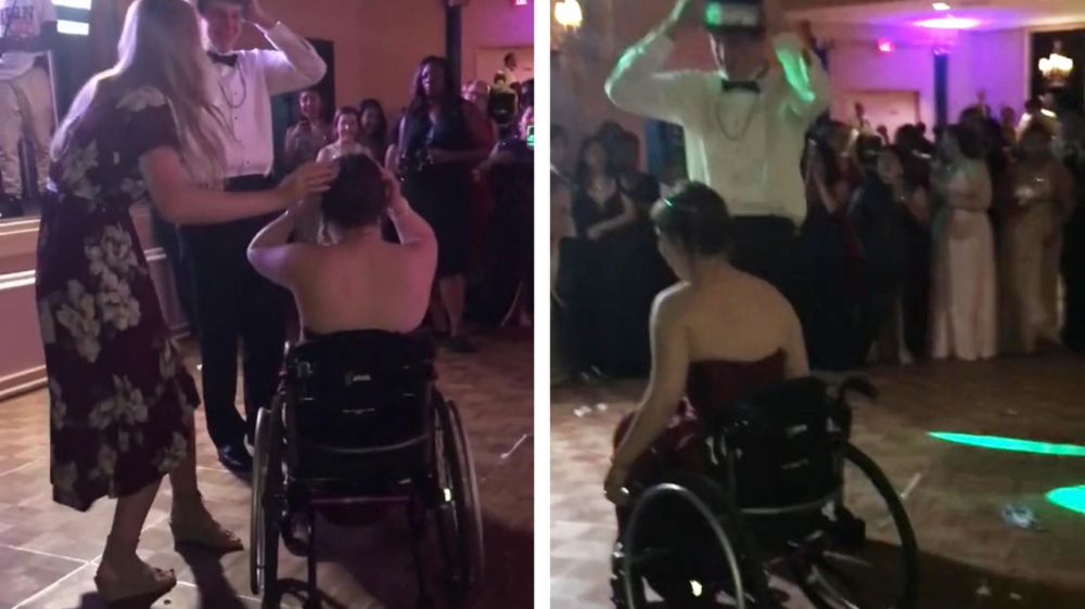 Meisje in rolstoel wordt prom queen, maar de DJ maakt de avond pas echt onvergetelijk