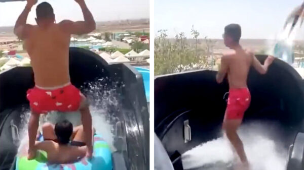 Ben je toevallig wel eens vliegend de glijbaan afgegaan?