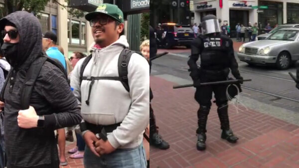 Een zwarte agent is volgens Antifa-kneusjes direct een rassenverrader