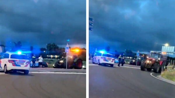 Politie schiet gericht op boeren bij protest in Heerenveen: 'dreigende situatie'