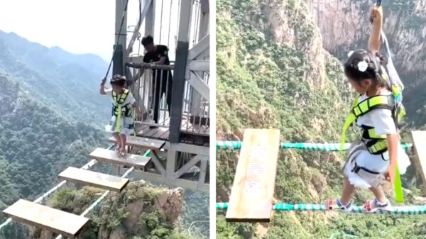 Zou dit dé manier zijn om je kind van haar hoogtevrees af te helpen?