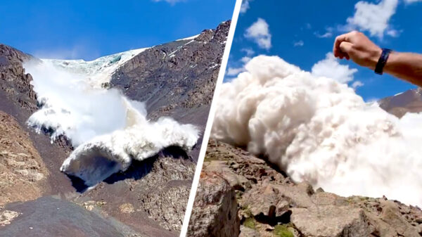 Groep wandelaars bedolven onder een verwoestende lawine in Kirgizië