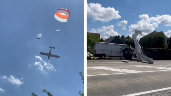 Bizar: in Brugge kwam er zomaar een sportvliegtuigje uit de lucht vallen