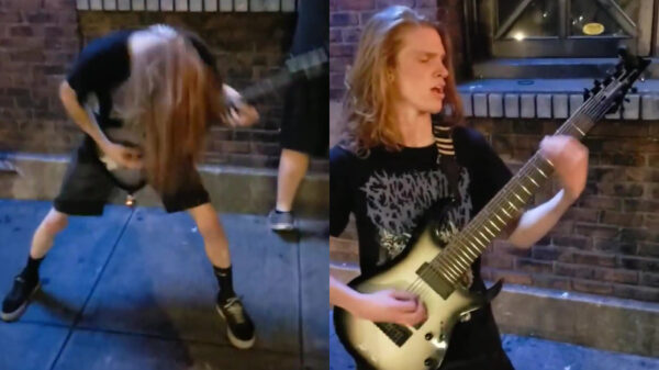 Als je gitarist te jong is om de club in te mogen voor een show