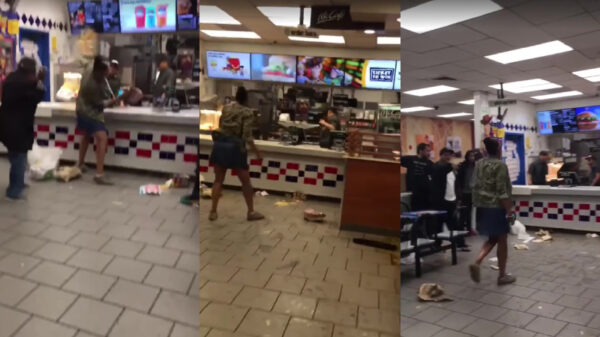 Gewoon een normale dag bij de McDonalds in het ghetto