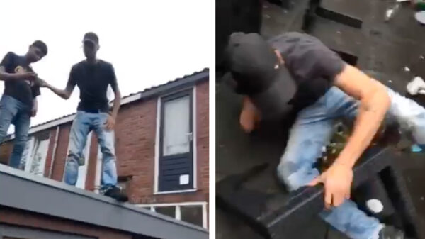 Kom van dat dak af, ik waarschuw niet meer!