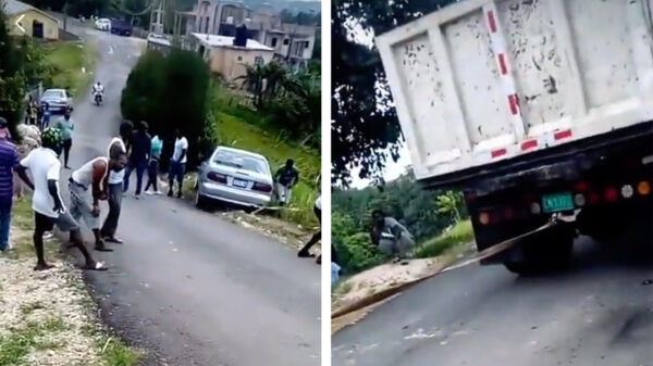 Professionals demonstreren hoe je NIET een auto uit een greppel trekt