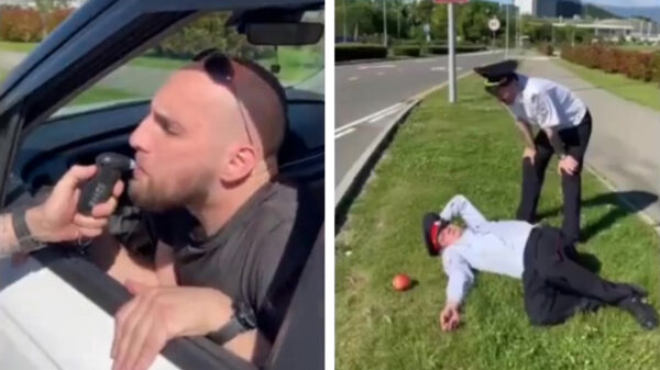 Russische alcoholcontroles zijn nét effe anders dan anders