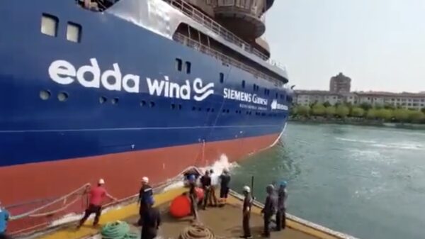 Het te water laten van dit schip hàd heel nasty kunnen aflopen