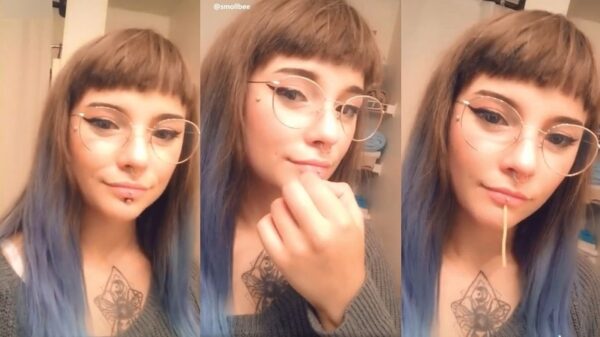 Het superhandige bijkomstigheid van een piercing door je lip rammen