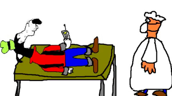 Dolan en Gooby bij de dokter