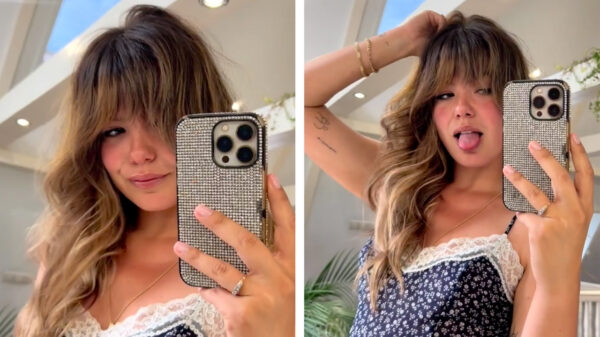 Abbey Hoes trakteert haar volgers op een paar prima uitzicht op haar achterzijde