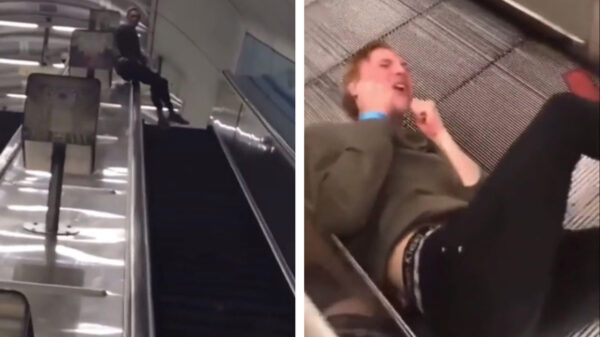 Verrassend: van de roltrap af glijden blijkt niet de meest pijnloze manier om beneden te komen