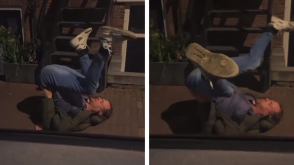 B-boy is ook in het weekend volop aan het trainen