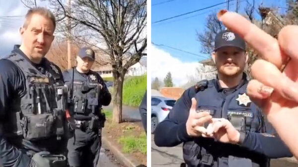 Uit de oude doos: Karen wordt gearresteerd als ze full retard tegen een paar agenten gaat