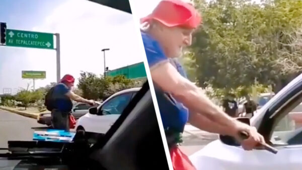 Bedelende dakloze in Mexico heeft manier gevonden voor een hoger rendement