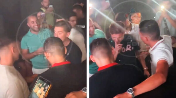 Betrappen we Lil' Kleine hier op een lil' snuifje voor zijn optreden in Marokko?