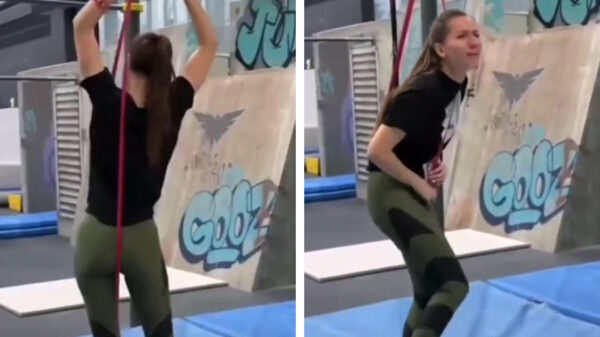 Alweer een slachtoffer van een gevalletje elastiekmishandeling in de sportschool