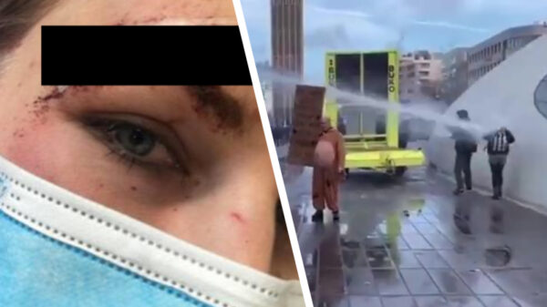 Agente vervolgd die in Eindhoven met waterkanon spoot, politiebond 'geïrriteerd'