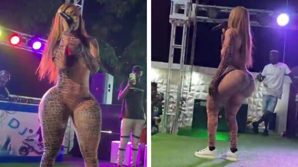 Je kunt best stellen dat zangeres Marlene Oi Mãe Grande een bijzonder figuur heeft