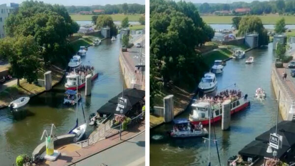 Het recht van de sterkste geldt blijkbaar ook op het water