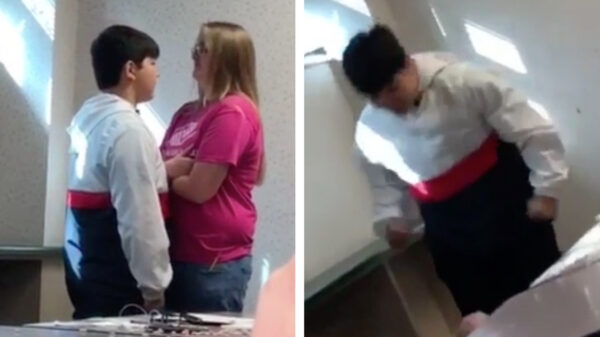 Jongen gaat compleet door het lint tijdens ruzie met vrouwelijke klasgenoot